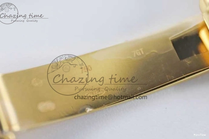 MiroTime 0121 Day Date 40mm YG 904L Steel TWF 1:1 Best Edition White Dial on YG Bracelet A FreshLook 2368